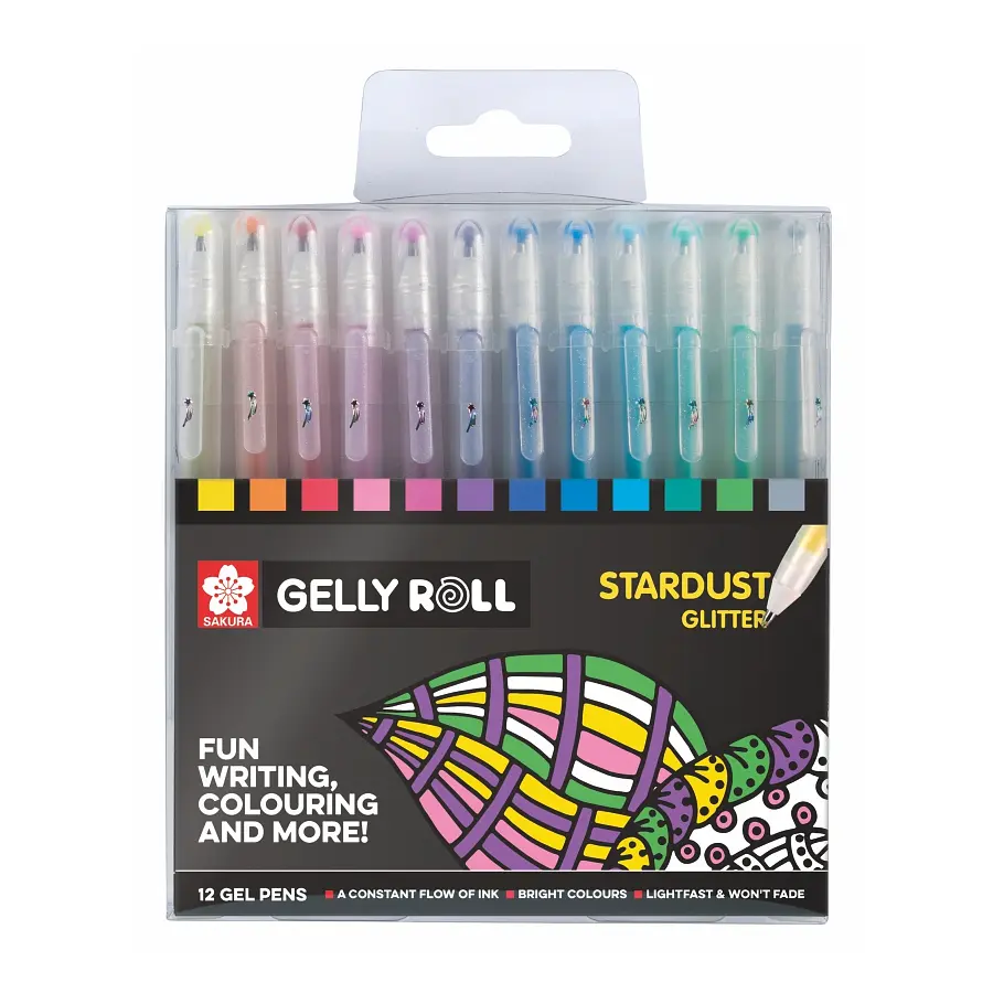 Набір ручок STARDUST Gelly Roll 12 шт. Sakura
