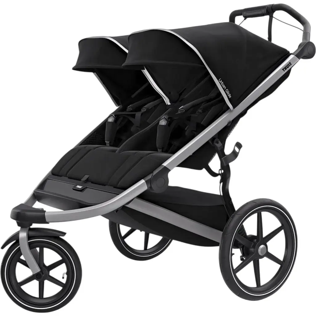Дитяча коляска Thule Urban Glide2 Double Black з люлькою (TH 10101951-20110748) - фото 2