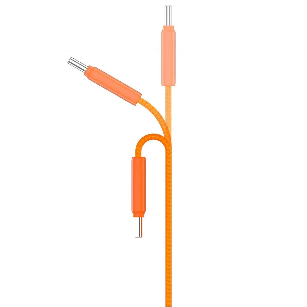 Кабель Proove AirLine Type-C to Type-C 60W (1m) orange - фото 2