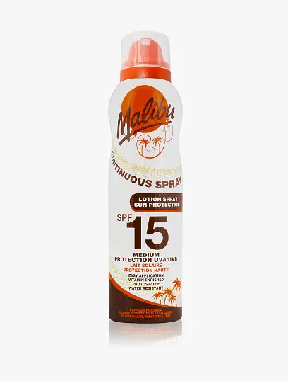 Захисний спрей SPF 15 Malibu Continuous Spray