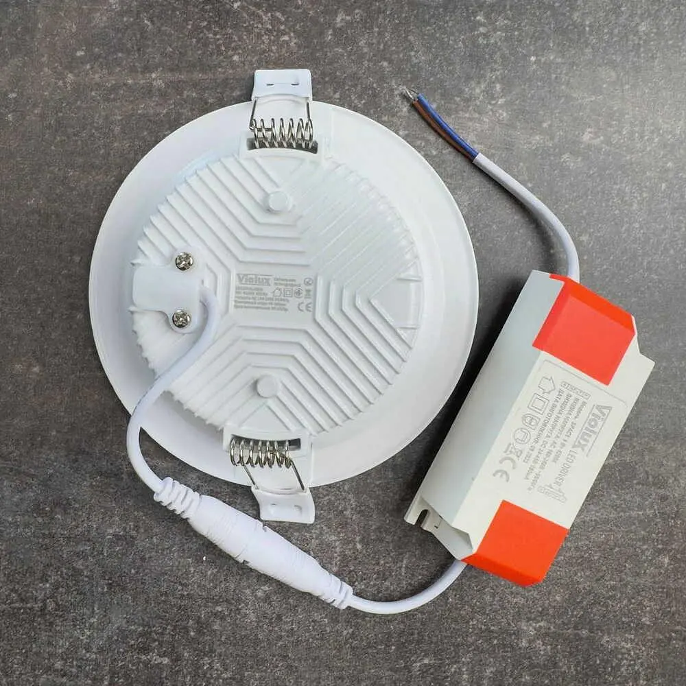 Світильник LED даунлайт Violux ALUMIN 9W 4200K круг IP20 ( 120160 ) - фото 6