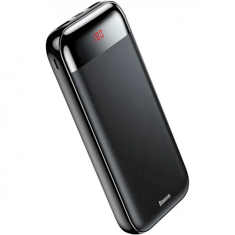 Портативна батарея Powerbank Baseus Xiaomini Cu Digital Display 20000 mAh PPALL-CKU01 Black - фото 3