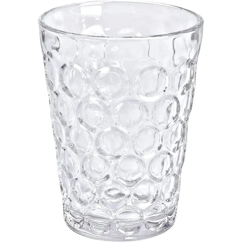 Набор стаканов Yiwu из толстого стекла Drops 6 шт. 400 мл HP-YH-9 - фото 2