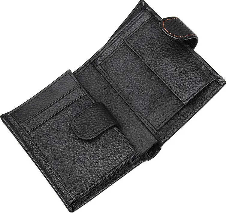 Мужской кожаный кошелек Vintage 9.5х12 см acs0015340 - фото 5