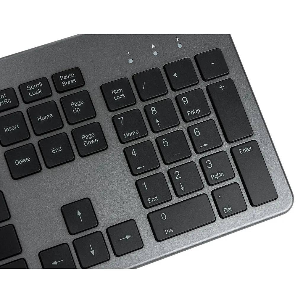 Клавіатура Vinga KB735 black-grey - фото 9