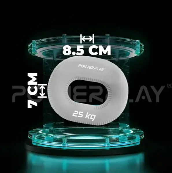 Эспандер кистевой PowerPlay силиконовый PP-4336 Hand Grip Large 25 кг Серый (PP_4336_Grey_25kg) - фото 4