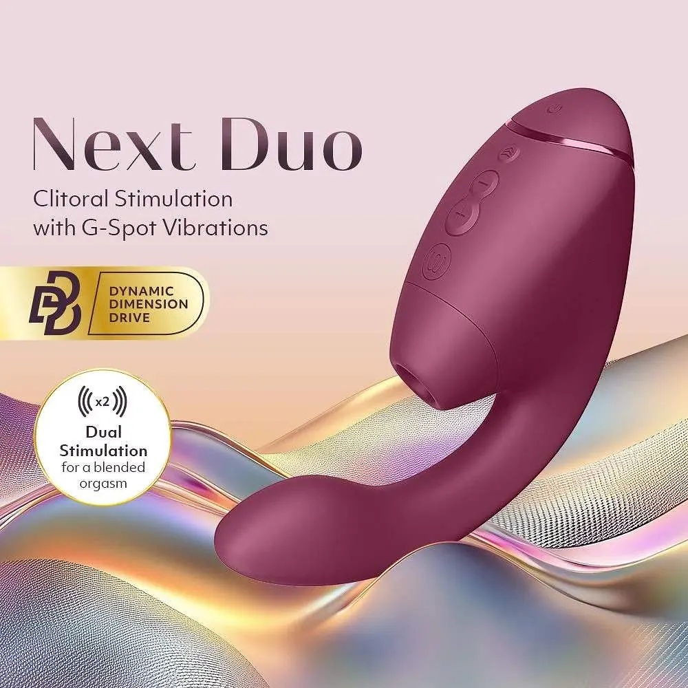 Вібратор Womanizer Next Duo з вакуумним стимулятором - фото 6