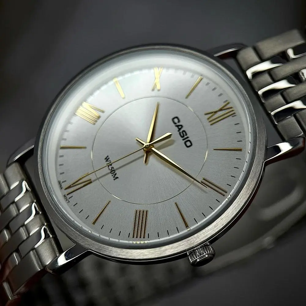 Чоловічий годинник Casio MTP-B110D-7A Сріблястий ( AT1141-0261 ) - фото 4