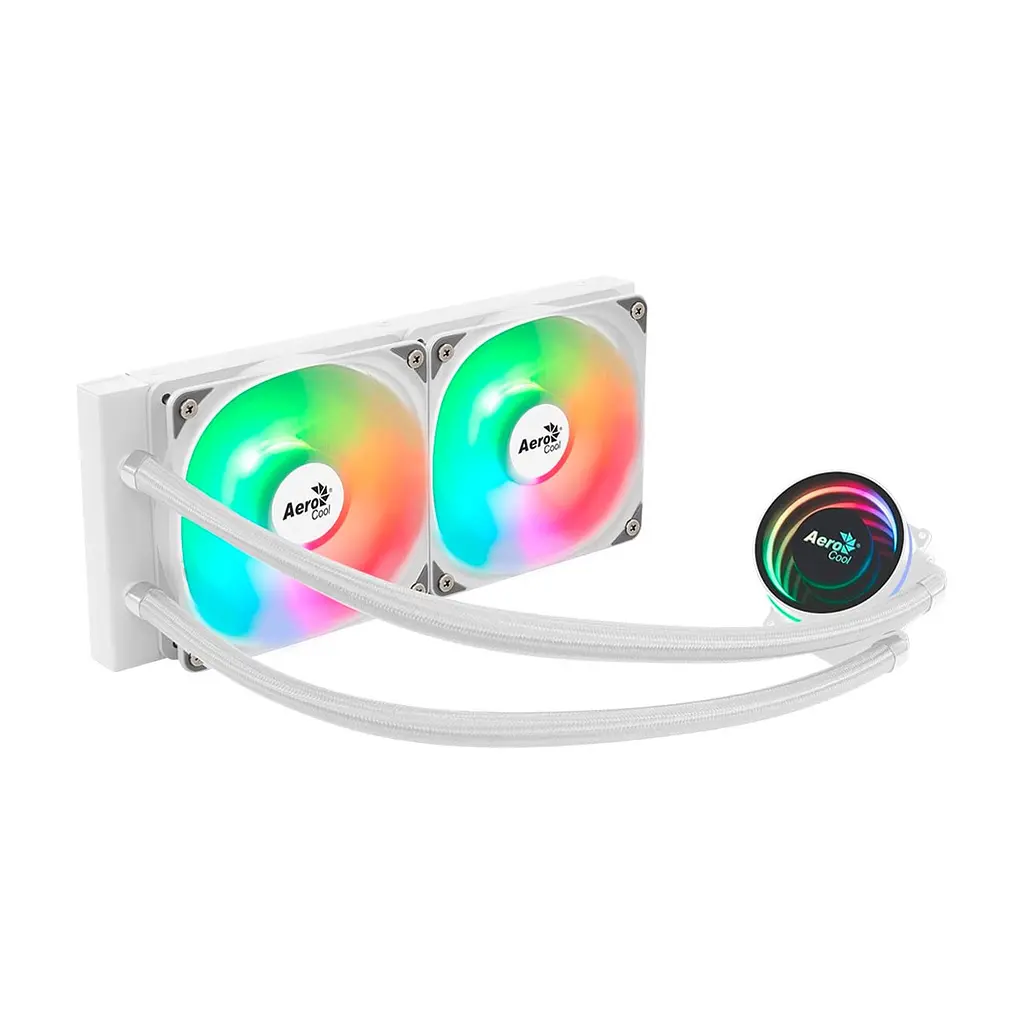 Система рідинного охолодження AeroCool Oasis L240 White (ACLA-OA24117.21)