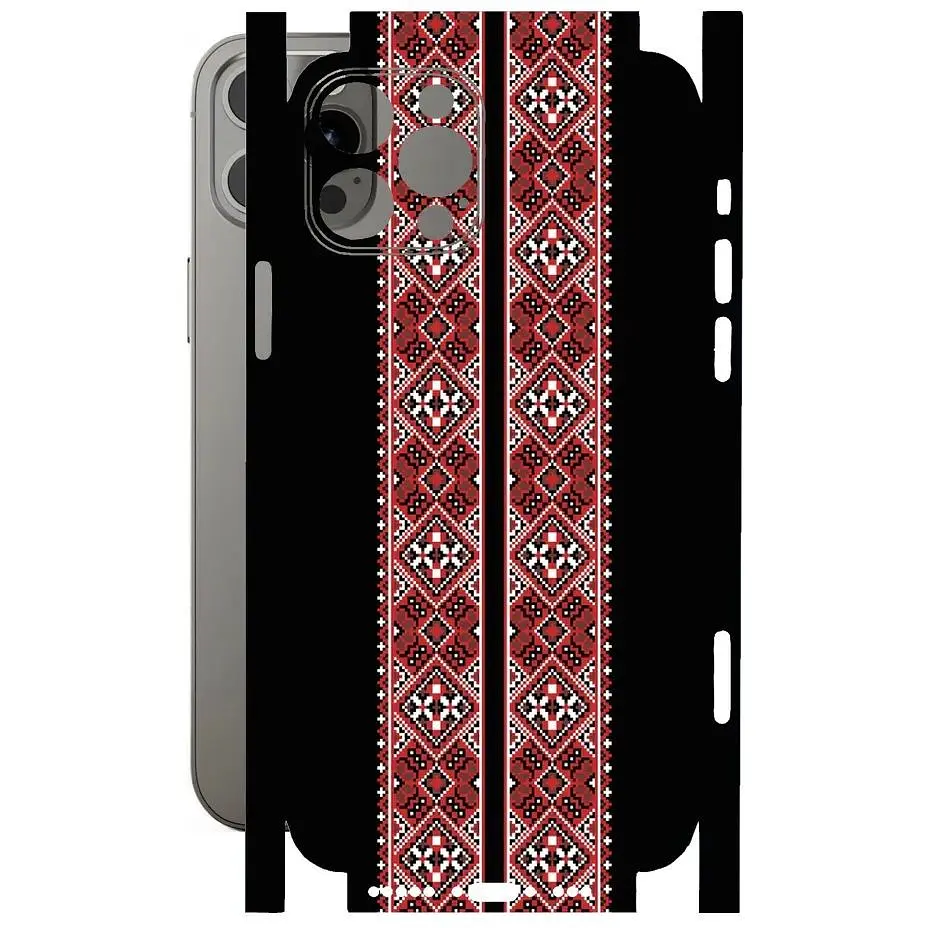 Захисна плівка StatusSKIN для Apple iPhone 12 Pro Корпус Вініл Вишиванка 3 - фото 1