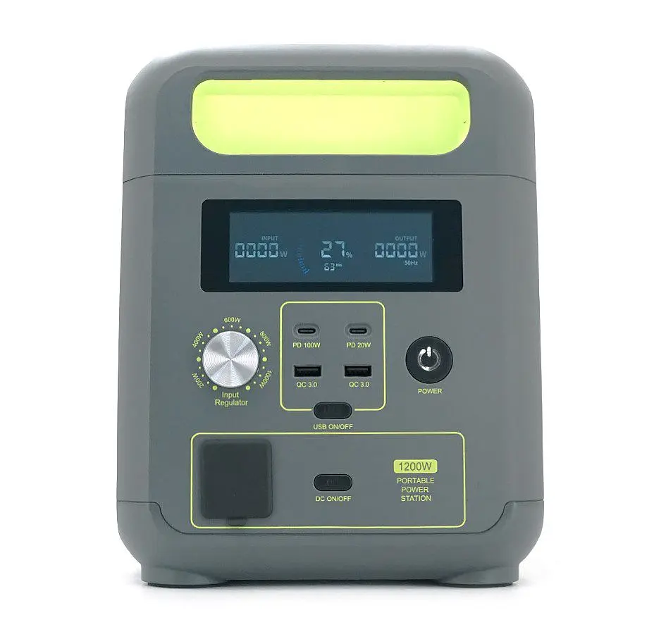 Портативна зарядна станція FOSSiBOT F-1200 1200 W 1024 Wh LiFePO4, BMS, UPS, MPPT 200W max, XT60-12V/30А - фото 2