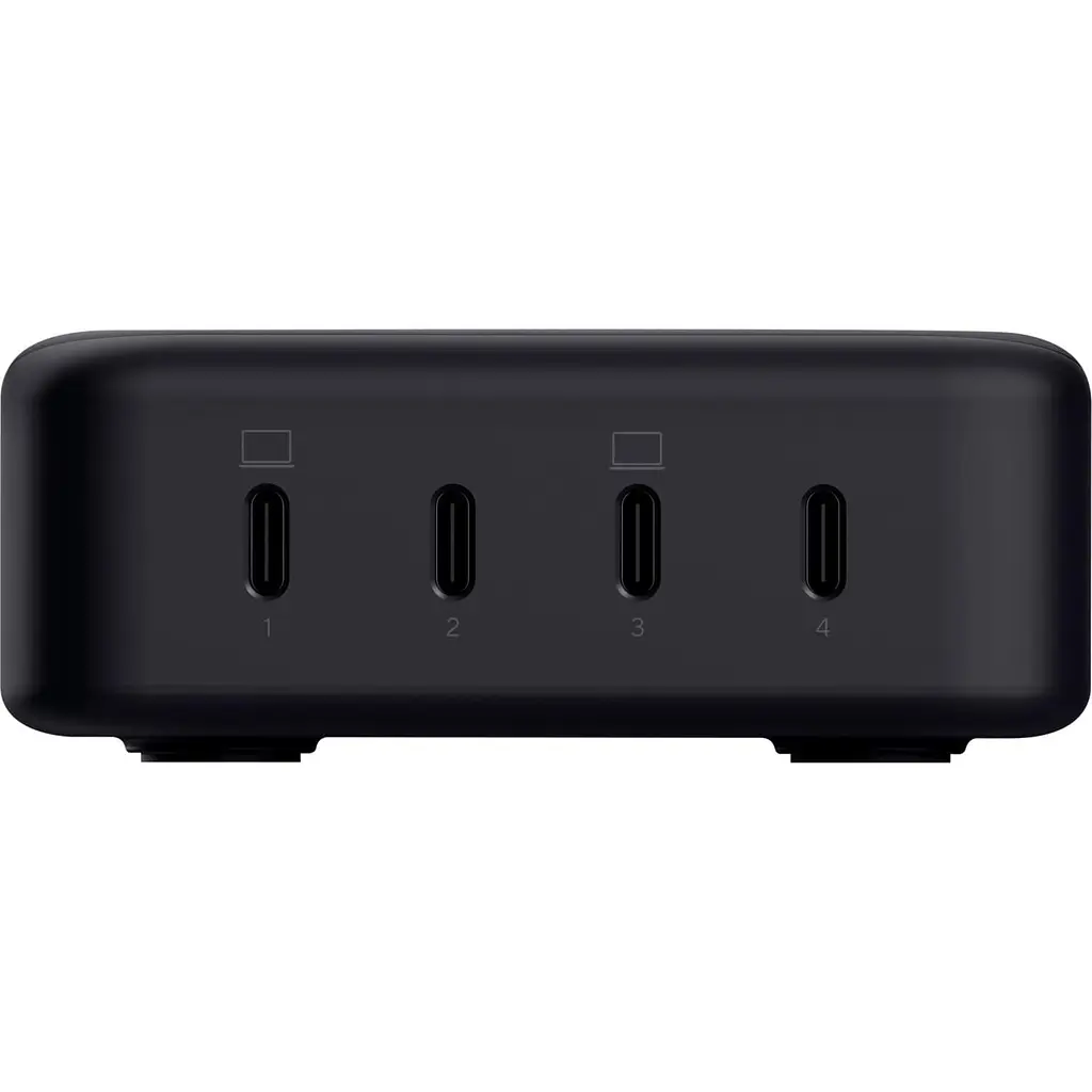 Зарядний пристрій Trust Maxo 240Вт,GaN, 4xUSB-C,PD, чорний (25413_TRUST) - фото 2