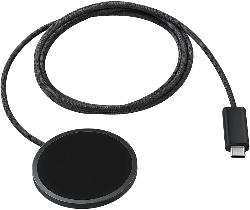 Бездротове зарядне пристрій Samsung 25W Magnet Wireless Charger with TA 45W EP-P2900TBEGWW Dark Gray (7260161) - фото 2