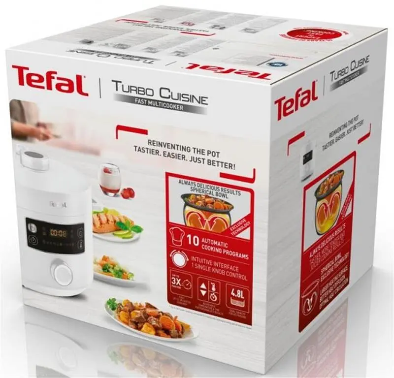 Мультиварка-скороварка Tefal Turbo Cuisine CY754130 - фото 6