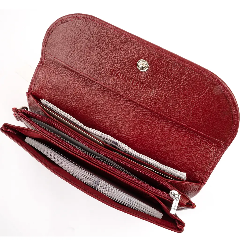 Жіночий шкіряний гаманець-клатч ST Leather 19х9.5х2.5 см acs0015829 - фото 3