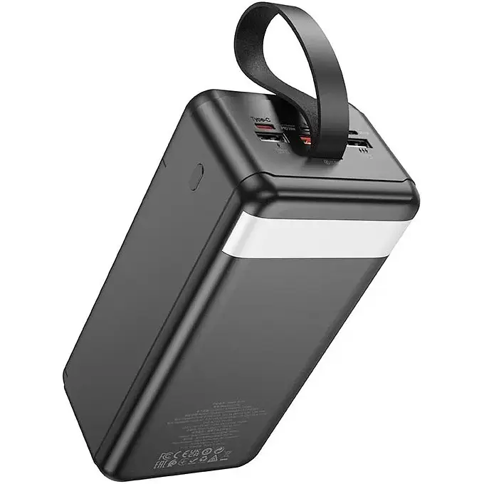 Зовнішній акумулятор Hoco J123C Element 60000mAh 22.5W Black (612098) [118245] - фото 6