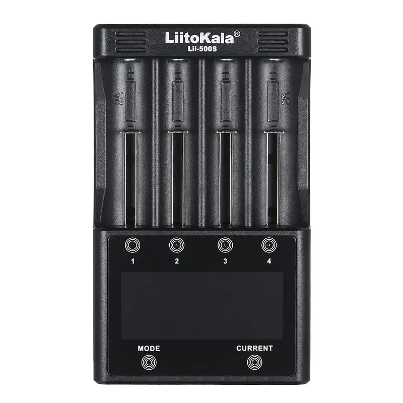 Зарядний пристрій LiitoKala Lii-500S, 4x(Lion/NiMH/NiCd), Power Bank, discharge function, display - фото 2
