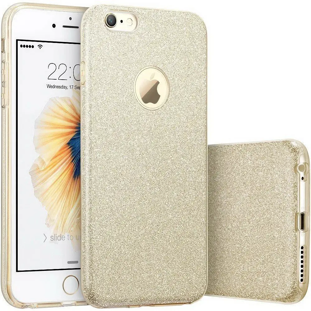 Чохол-накладка Toto TPU Shine Case iPhone 6/6s Gold - фото 3