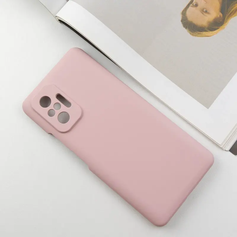 Чохол Silicone Cover Lakshmi Full Camera (AAA) для Xiaomi Redmi Note 10 Pro / 10 Pro Max Рожевий / Pink Sand - фото 2