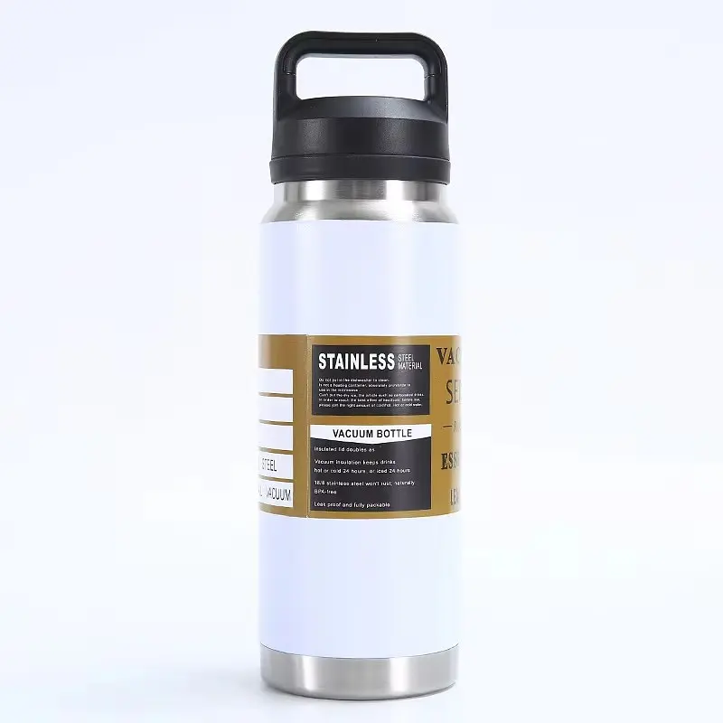 Кружка-термос Vacuum flask 970, 1400 мл · Термос туристичний з чашкою з нержавіючої сталі - фото 5