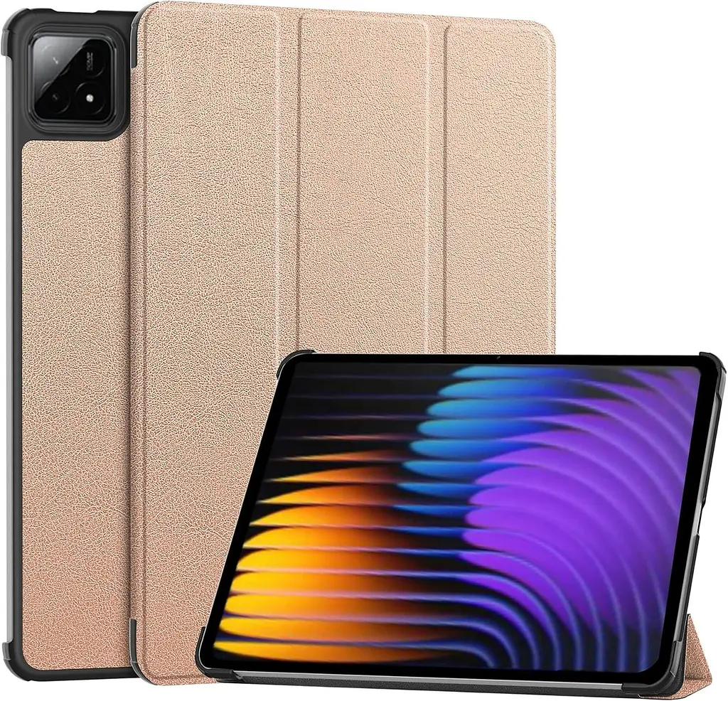 Чохол-книжка BeCover Smart Case для Xiaomi Pad 7/7 Pro 11.2 Рожево-золотистий (712812) - фото 4