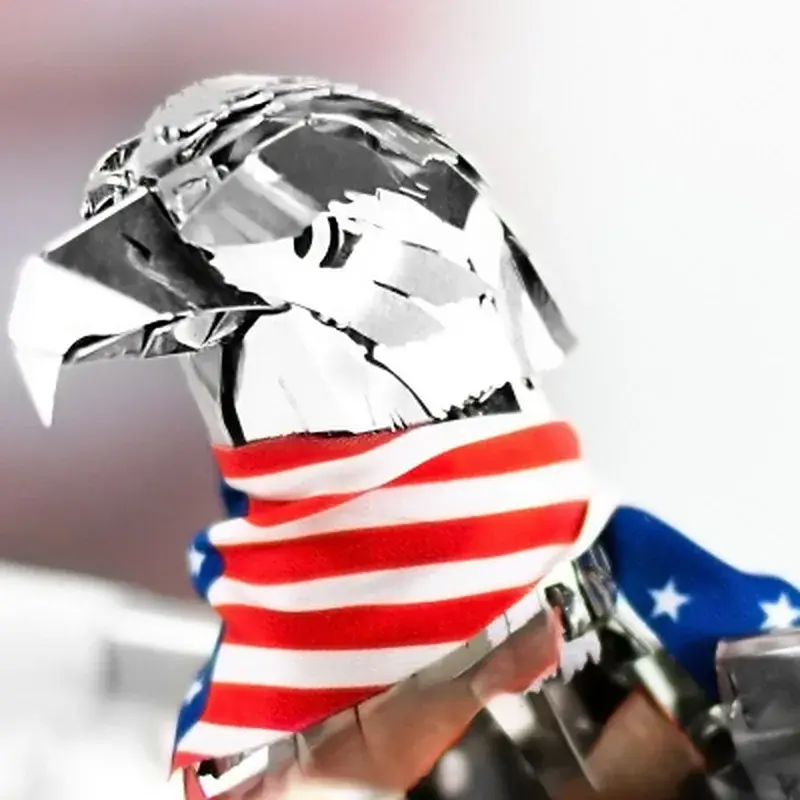 Конструктор Metal Time Колекційна модель Unity Wings Eagle Golden Armor (MT101GA/READY) - фото 8