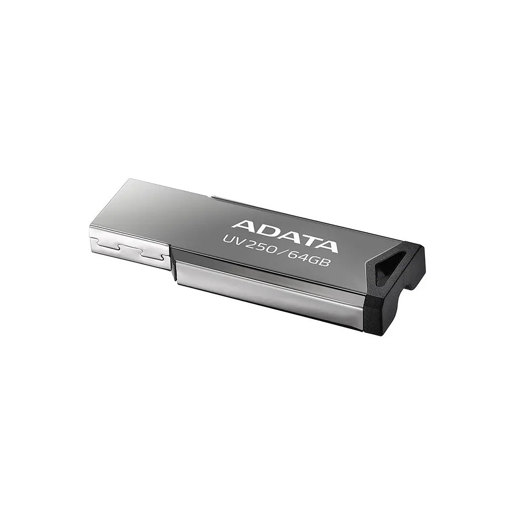 USB флеш накопитель ADATA 64GB AUV 250 Black USB 2.0 (AUV250-64G-RBK) - фото 2