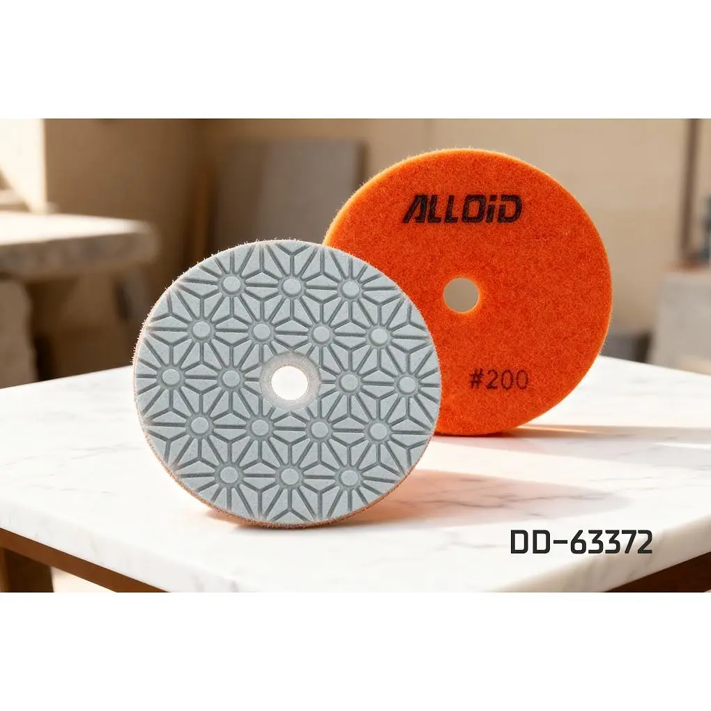 Круг алмазный Alloid Building Tools Star шлифовальный на липучке 100 мм зерно 200 (DD-63372) - фото 7