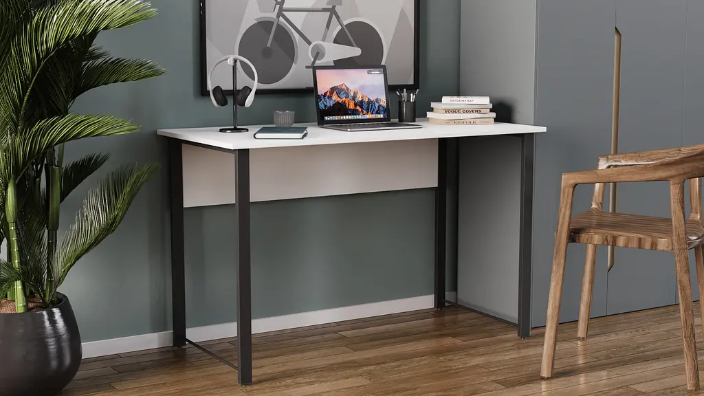 Комп'ютерний стіл Ferrum-decor Райан 75x120x70 чорний ДСП Білий 16мм (FRD-103711) - фото 2
