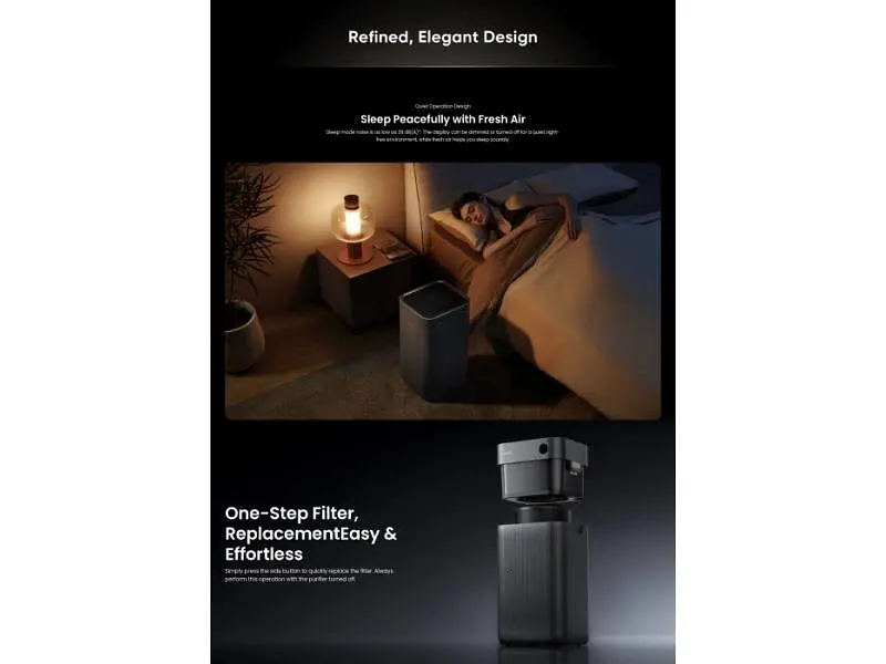 Очищувач повітря SmartMi Air Purifier 3 (KQJHQ03ZM) - фото 7