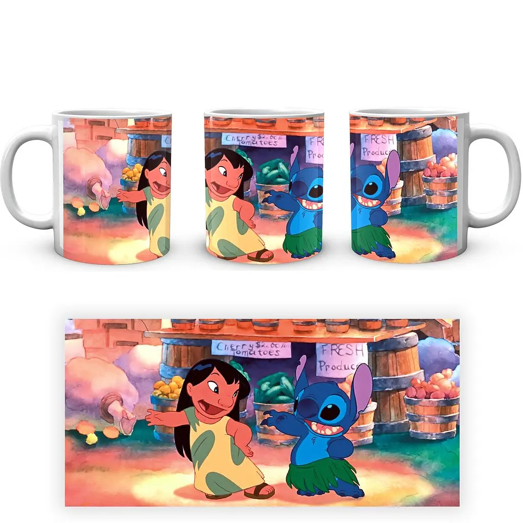 Кухоль GeekLand Lilo and Stitch Ліло і Стіч LS 02.05 330 мл білий - фото 4