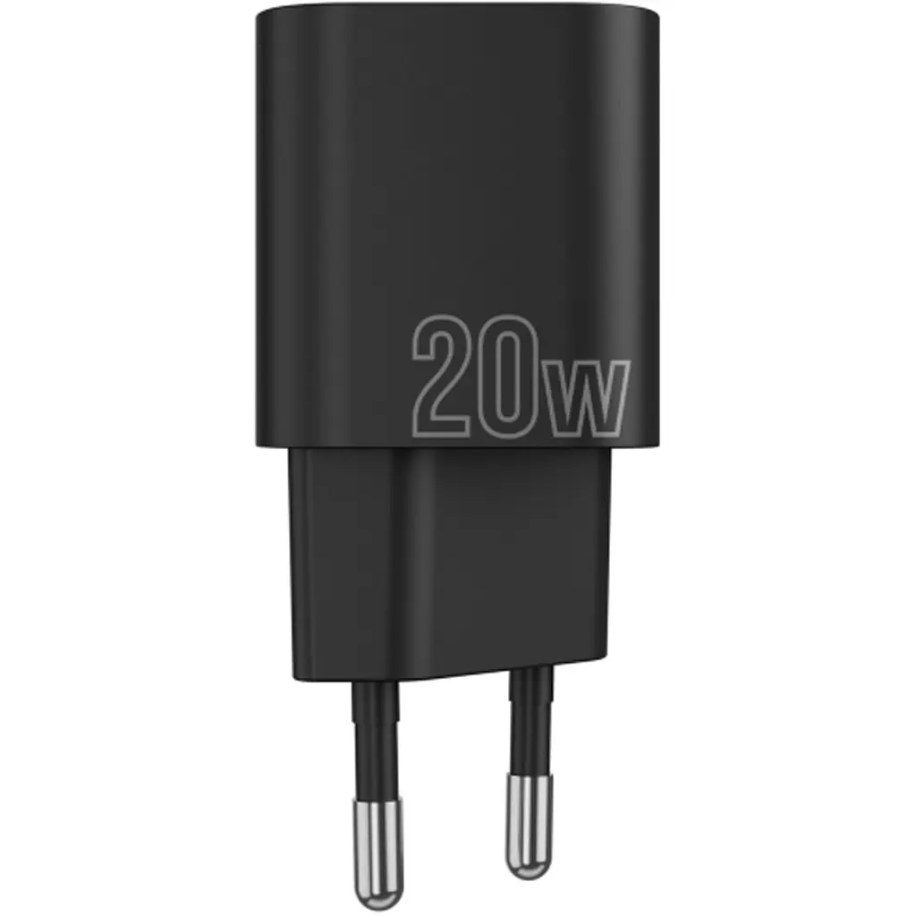 Мережевий зарядний пристрій Proove Silicone Power Plus 20W USB-C/USB-A Black (WCSP2011001) [130276] - фото 3