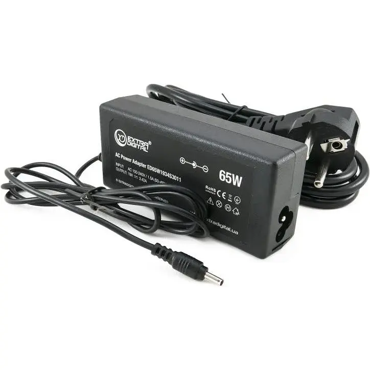 Блок живлення для ноутбука ExtraDigital Acer (19V 3.42A 65W) (3.0x1.1) - фото 3