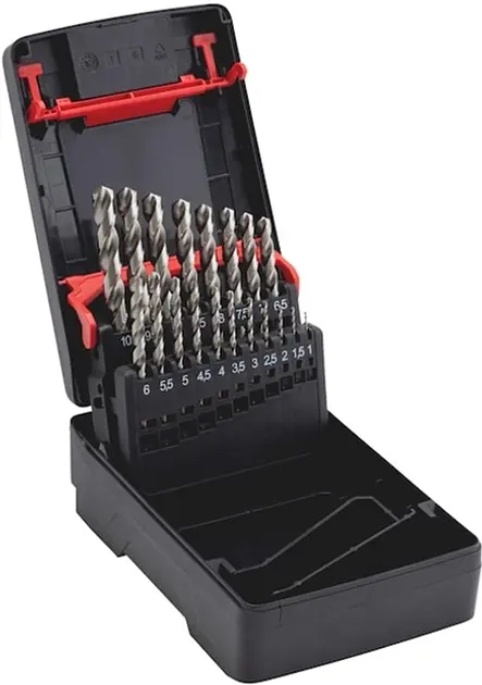 Набір свердел спіральних Wurth DIN338-HSCO-OX-(D1-10)-0.5 ZEBRA 19 шт. (арт. 0626000019) - фото 4