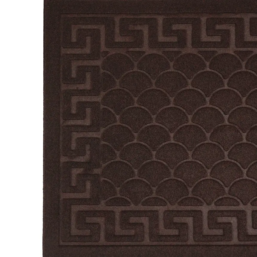 Килимок придверний Eco Fabric Луска без кромки коричневий 45 х 75 см (4575-003) - фото 5