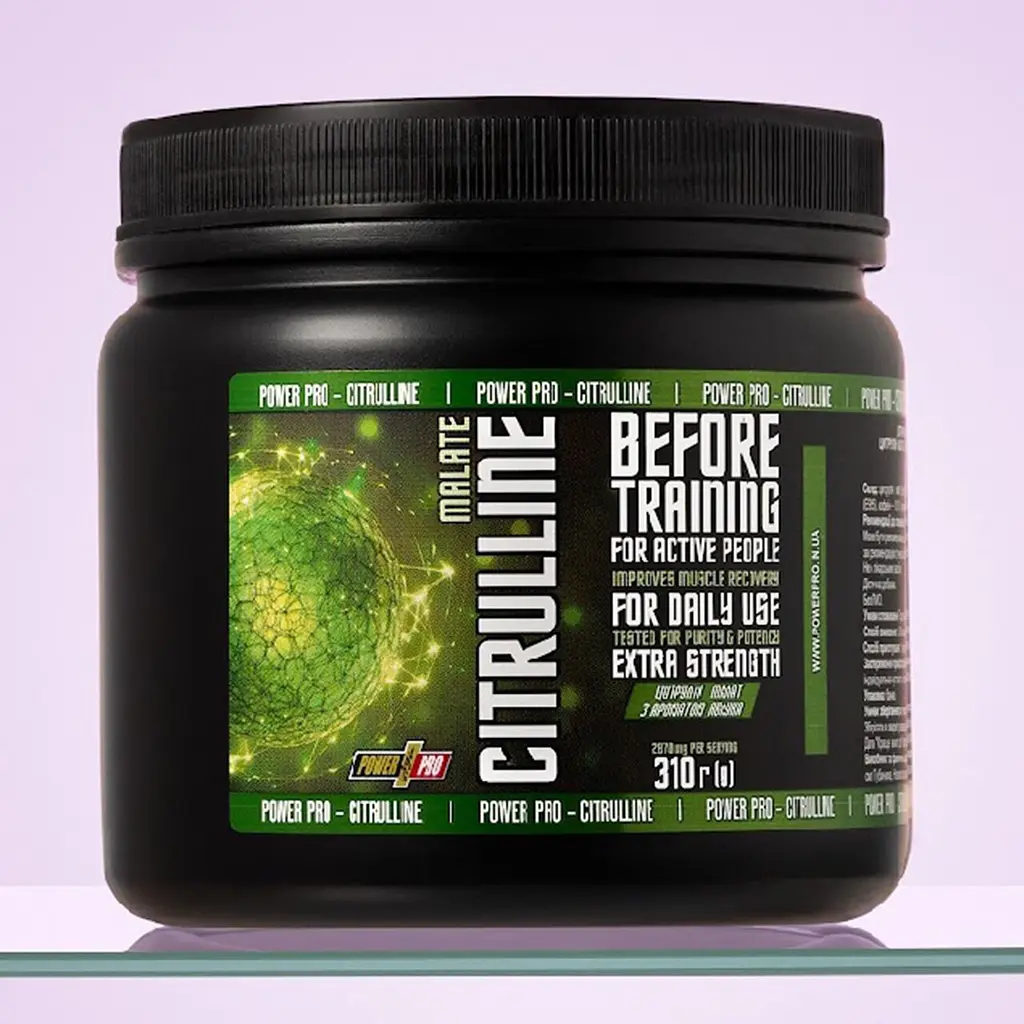 Цитрулін малат Power Pro Citruline Malate, 310 грам - Яблуко
