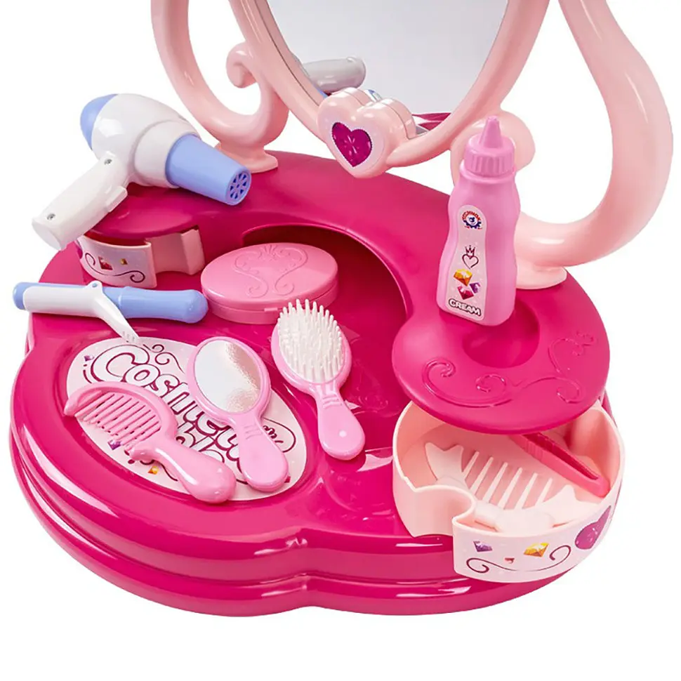 Дитяча іграшка Косметичний столик 8676TXK безпечне дзеркало - фото 3