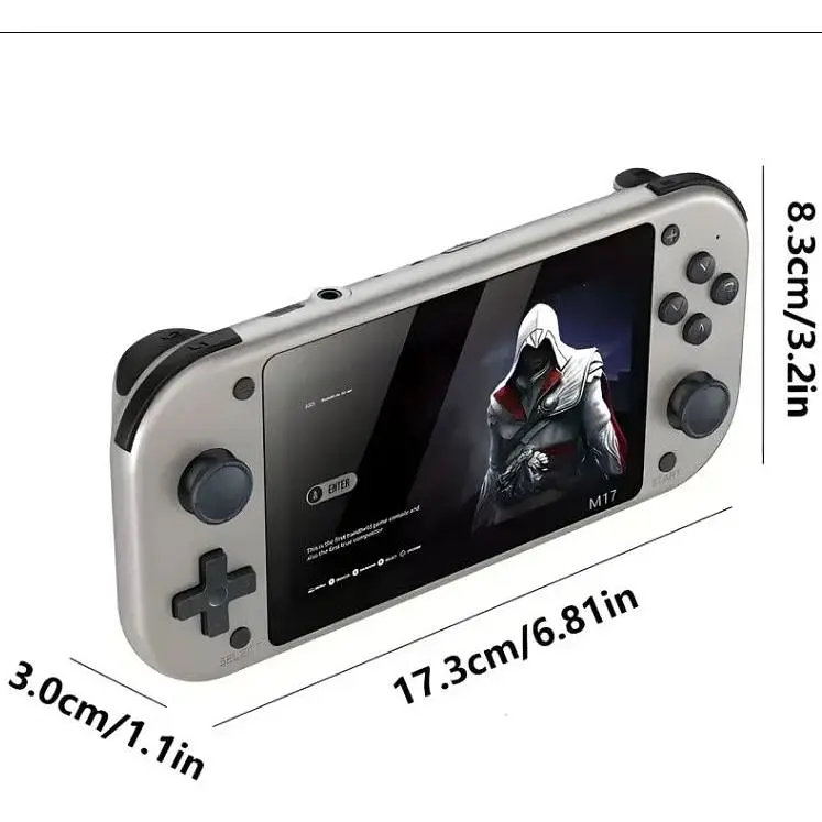 Ігрова консоль Sjgam M17 портативна з 4.3 IPS-екраном 15000+ ігор (43816-SJGAM M17_2310) - фото 5