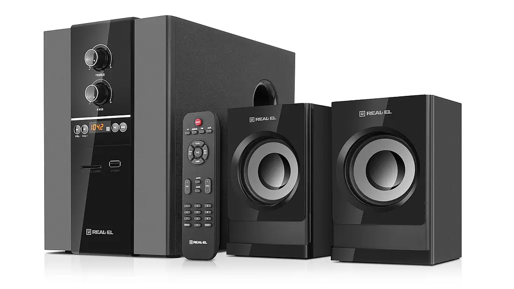 Акустична система Real-El M-355 Black - фото 3