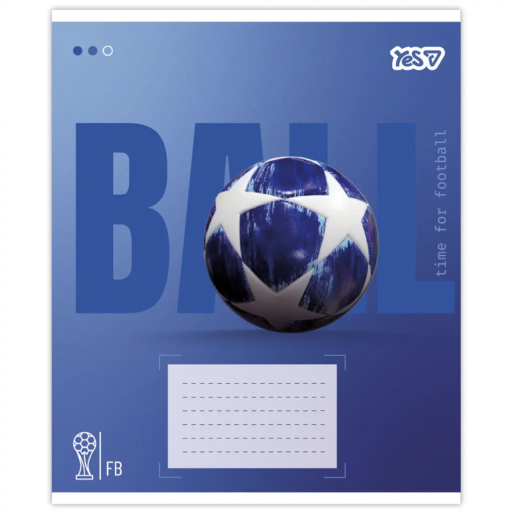 Набір зошитів Yes Ball А5 12 аркушів у лінію 25 шт. (768677) - фото 2