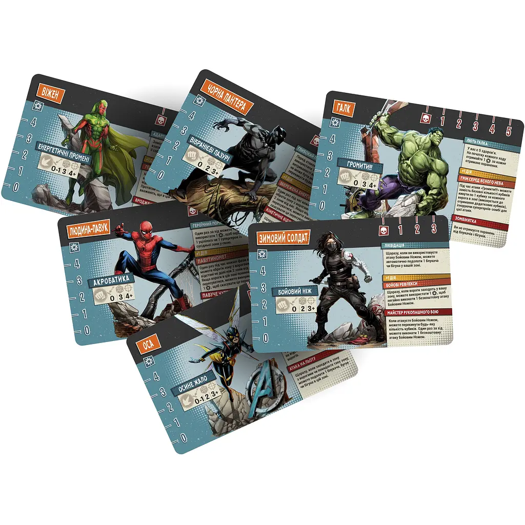 Настільна гра Rozum Marvel Zombies: Опір Супергероїв (R009UA) - фото 8