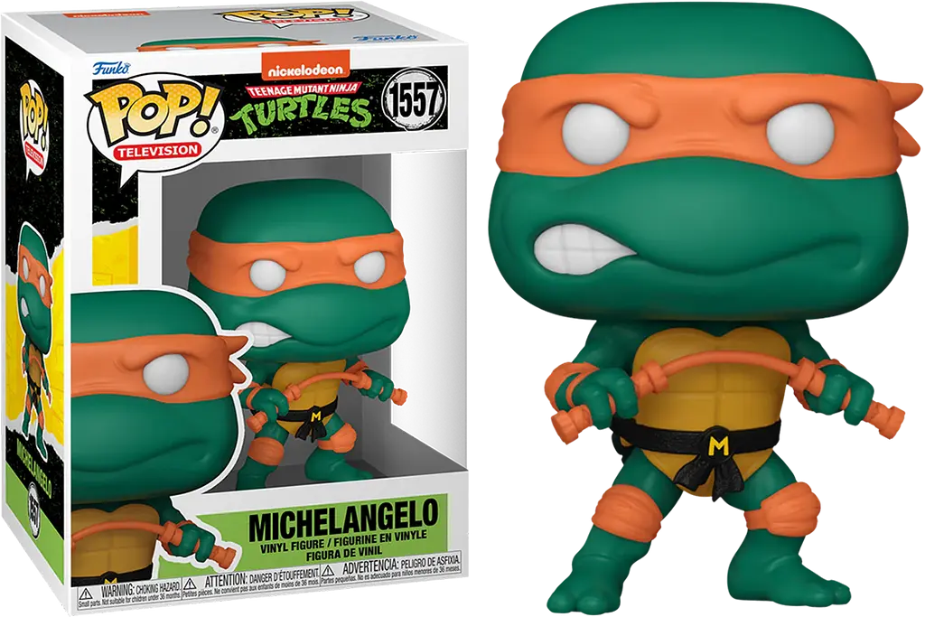 Фігурка Funko Pop TMNT Michelangelo Черепашки-ніндзя Мікеланджело 10 см (FP TMNT M 1557) - фото 2