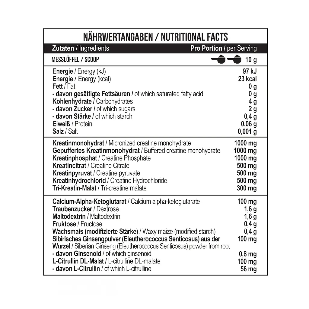Комплекс Креатин MST Nutritionів 7в1 Creatine Kick - 300 г - фото 4