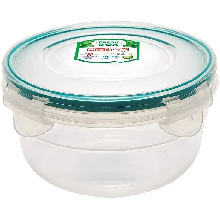 Контейнер Irak Plastik Fresh Box круглий 0.8 л прозорий (LC410) - фото 2