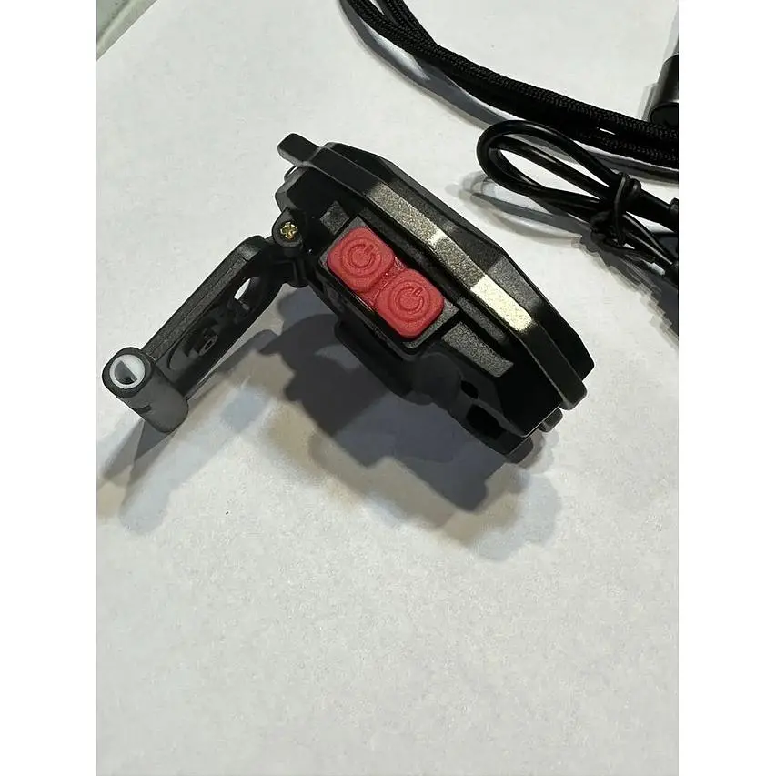 Светодиодный карманный фонарик-брелок зажигалка 7в1 USB зарядка магнит - фото 6