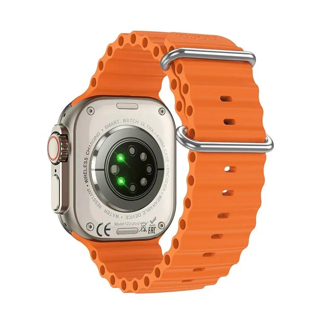 Смарт-часы Hoco Y23 Ultra 51mm 300 mAh IP 67 Smart sports watch(call version) Titanium gold - фото 3