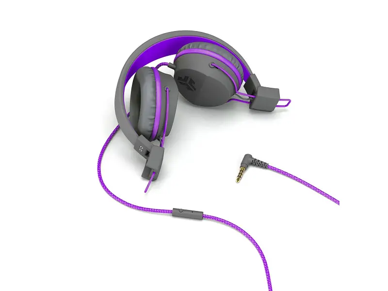 Навушники з мікрофоном JLAB JBuddies Studio Purple (IEUHJKSTUDIORGRYPRP6) - фото 4
