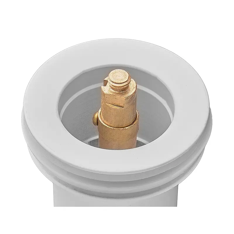 Донний клапан для раковини Koer PW-08-03 без переливу автоматичний Click-Clack 1 1/4″ Білий KR5787 - фото 9