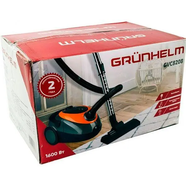 Пылесос с мешком Grunhelm GVC8208 - фото 7