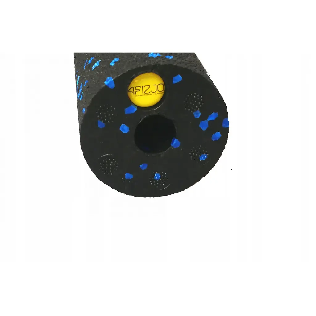 Массажный ролик (валик, роллер) 4FIZJO Mini Foam Roller 15 x 5.3 см Black/Blue 4FJ0035 (P-5907222931943) - фото 2